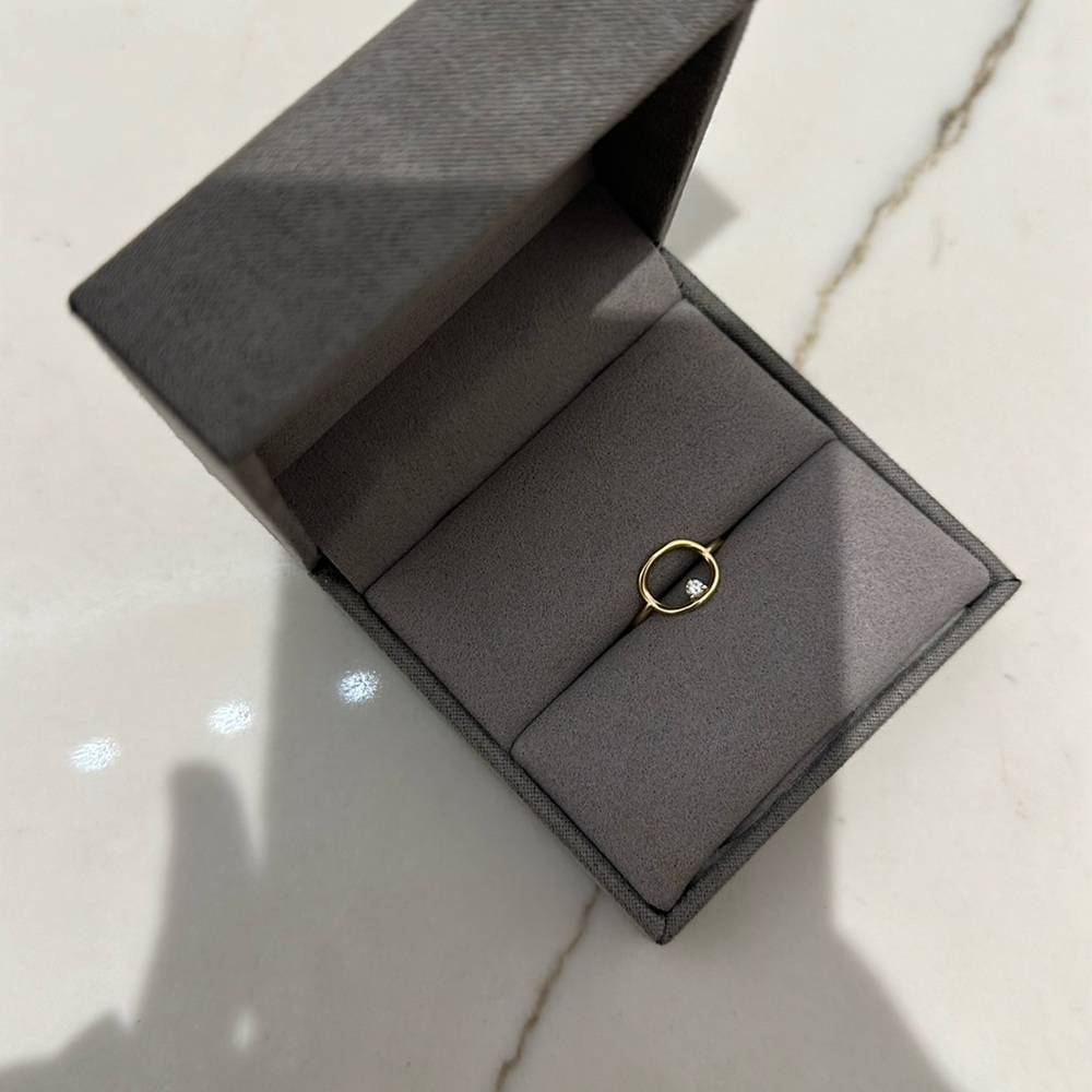 14K Gold Diamond Ring